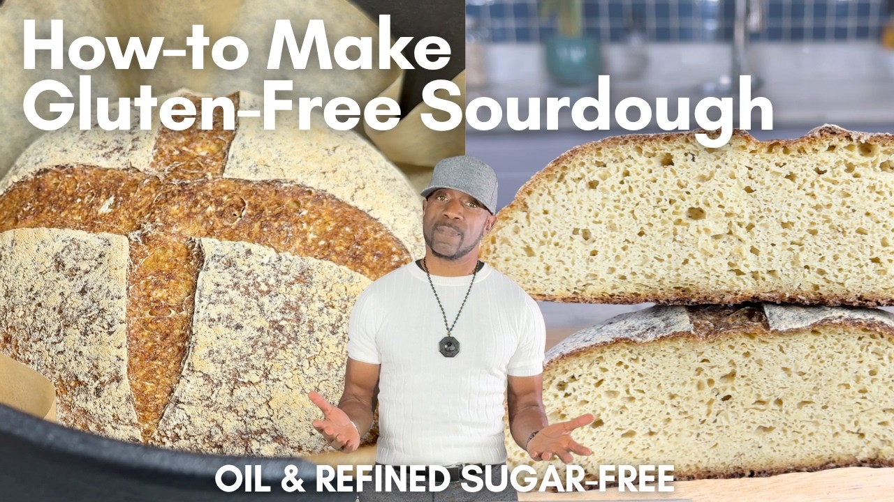 How to Make Gluten-Free Sourdough Bread Recipe Oil-Free!