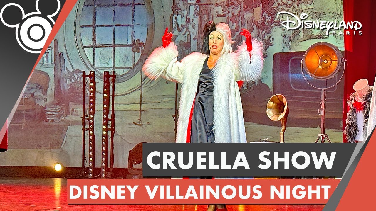 Disneyland Paris Villainous Night: Cruella Evil Fashion Show 2023