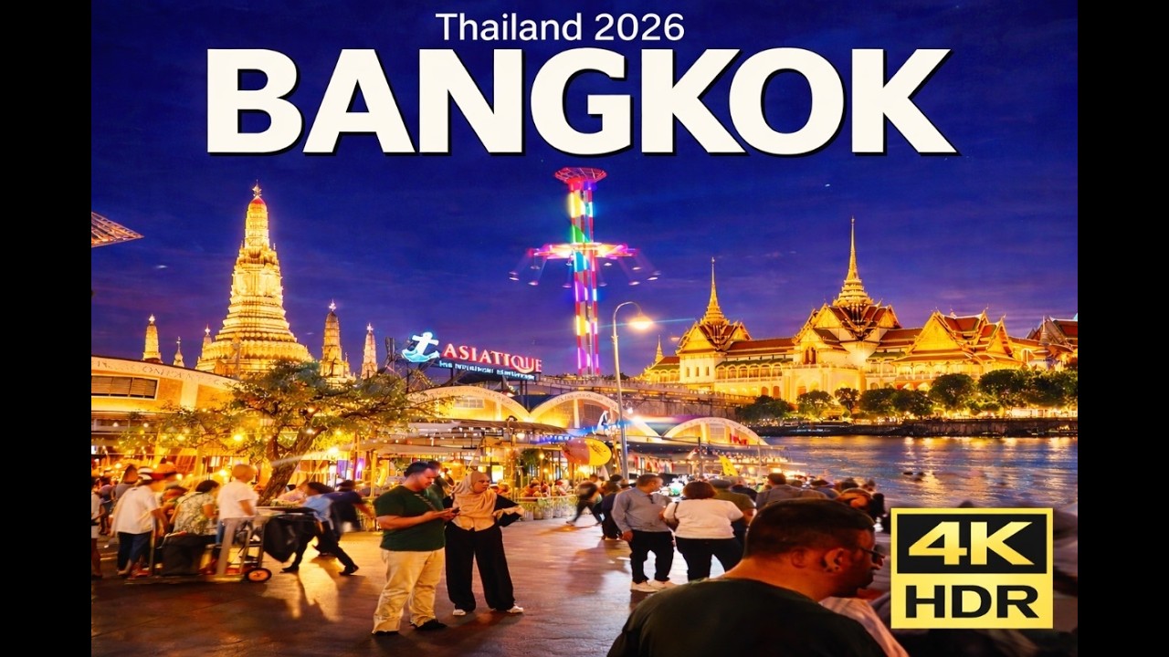 4K HDR │Walking Bangkok Saphan Taksin to Jurassic World │Thailand 2026 🇹🇭