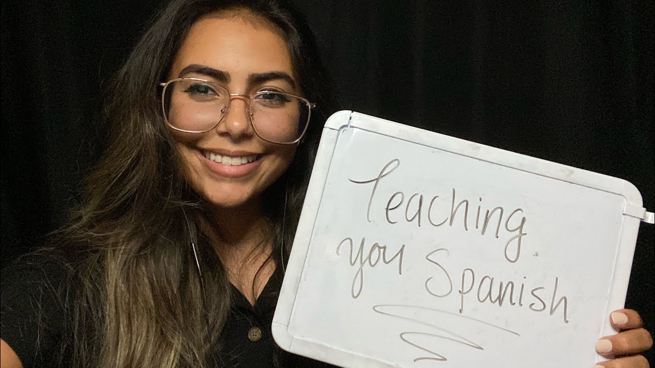 ASMR Teaching you Spanish 📖👩🏽‍🏫