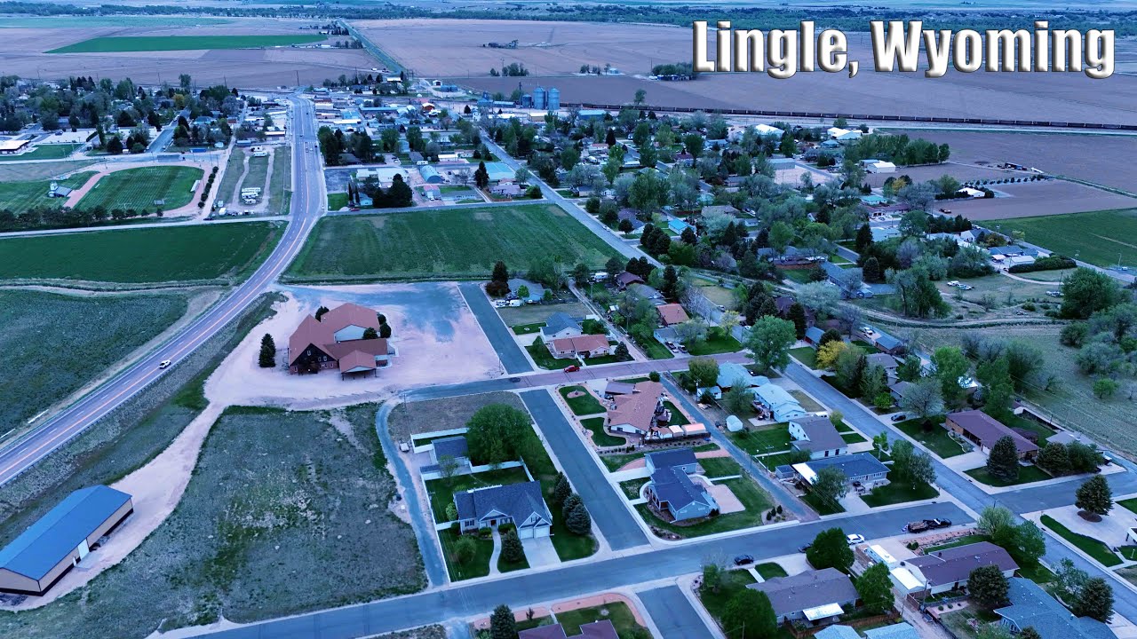 Lingle, Wyoming from a DJI Air 3 point of view