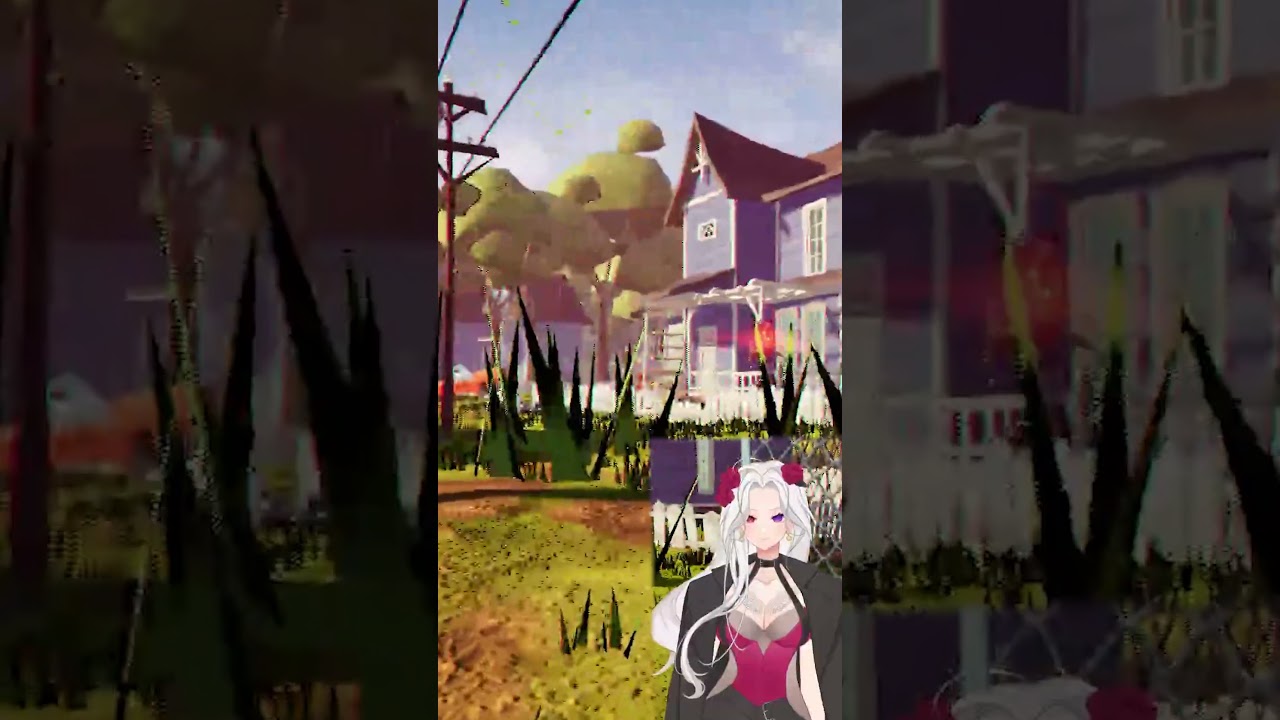 WHY IS BONNY FLYING?!? #gamingshorts #horrorgaming #helloneighbor #skit