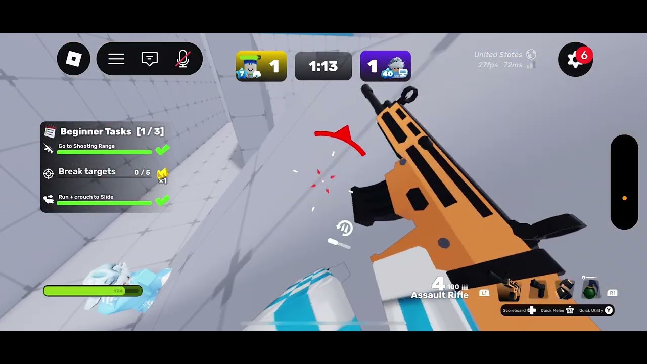 RIVALS 1v1 good game! I know it’s not pls donate but thought to branch out! #rivalsgameplay 