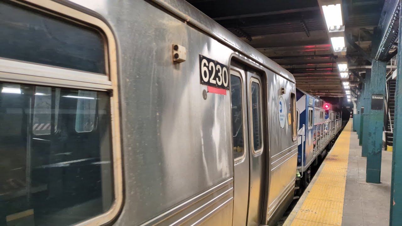 NYC Subway: R46 Scrap Cars 5718-5721 & 6242,6240,6228,6230 via the South Brooklyn Railway