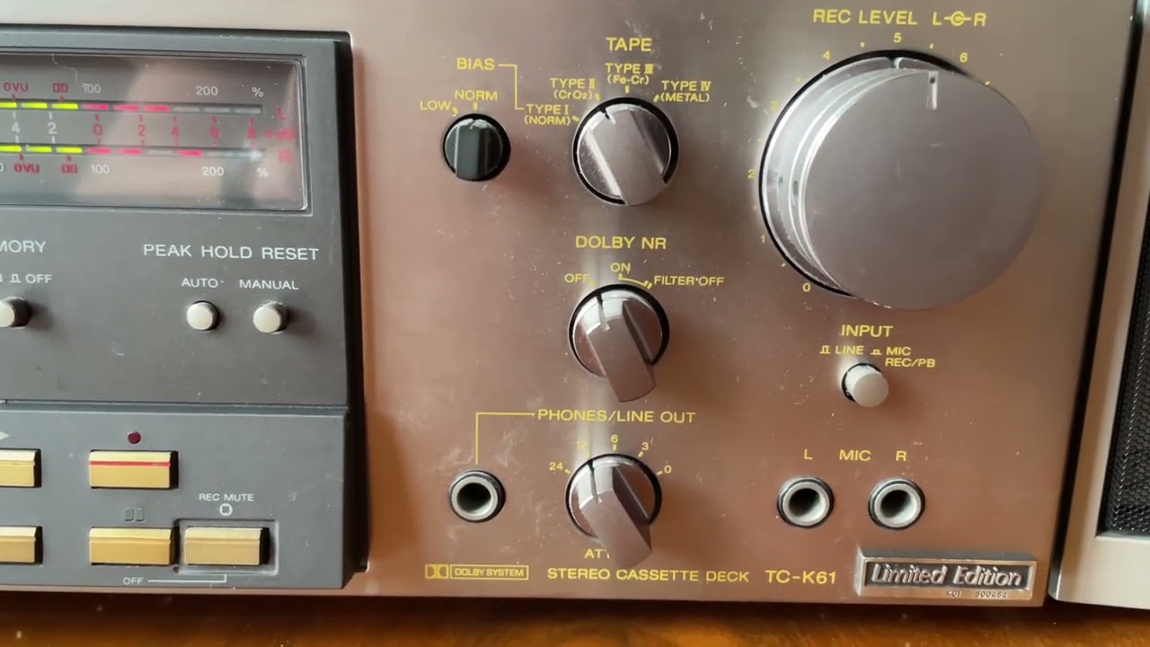 Sony TC-K61 Limited edition test
