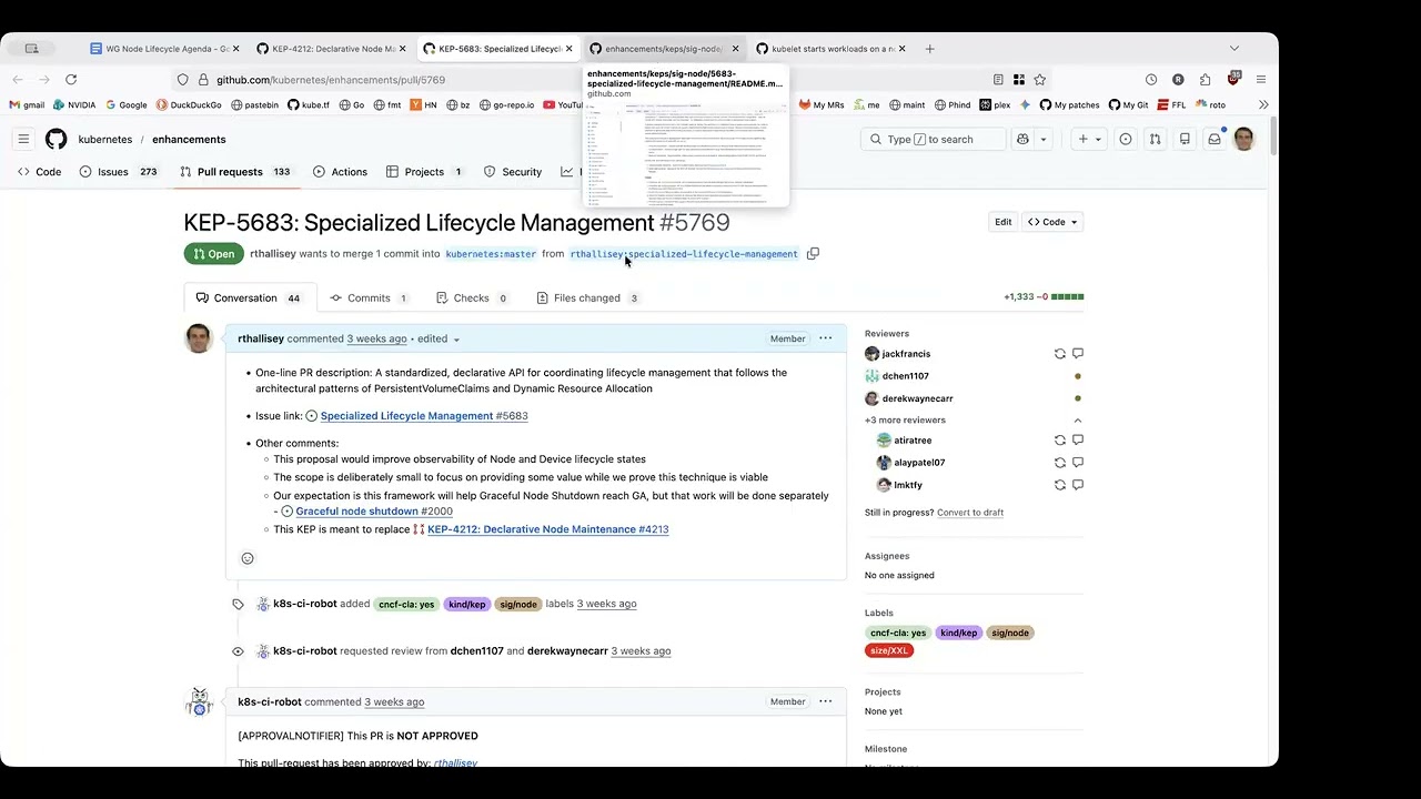 WG Node Lifecycle Meeting for 2026-01-26