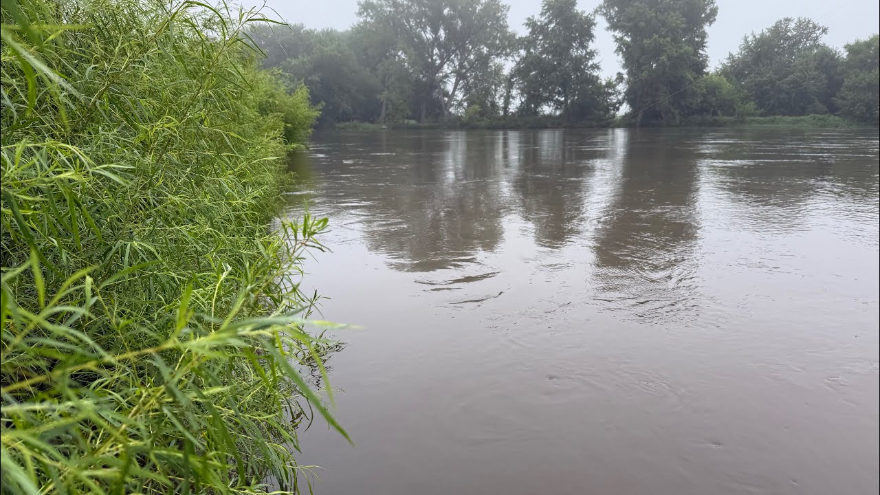 Flood Water Fishing for BIG CATFISH!!! (MULTIPLE DOUBLE UPS!!!)
