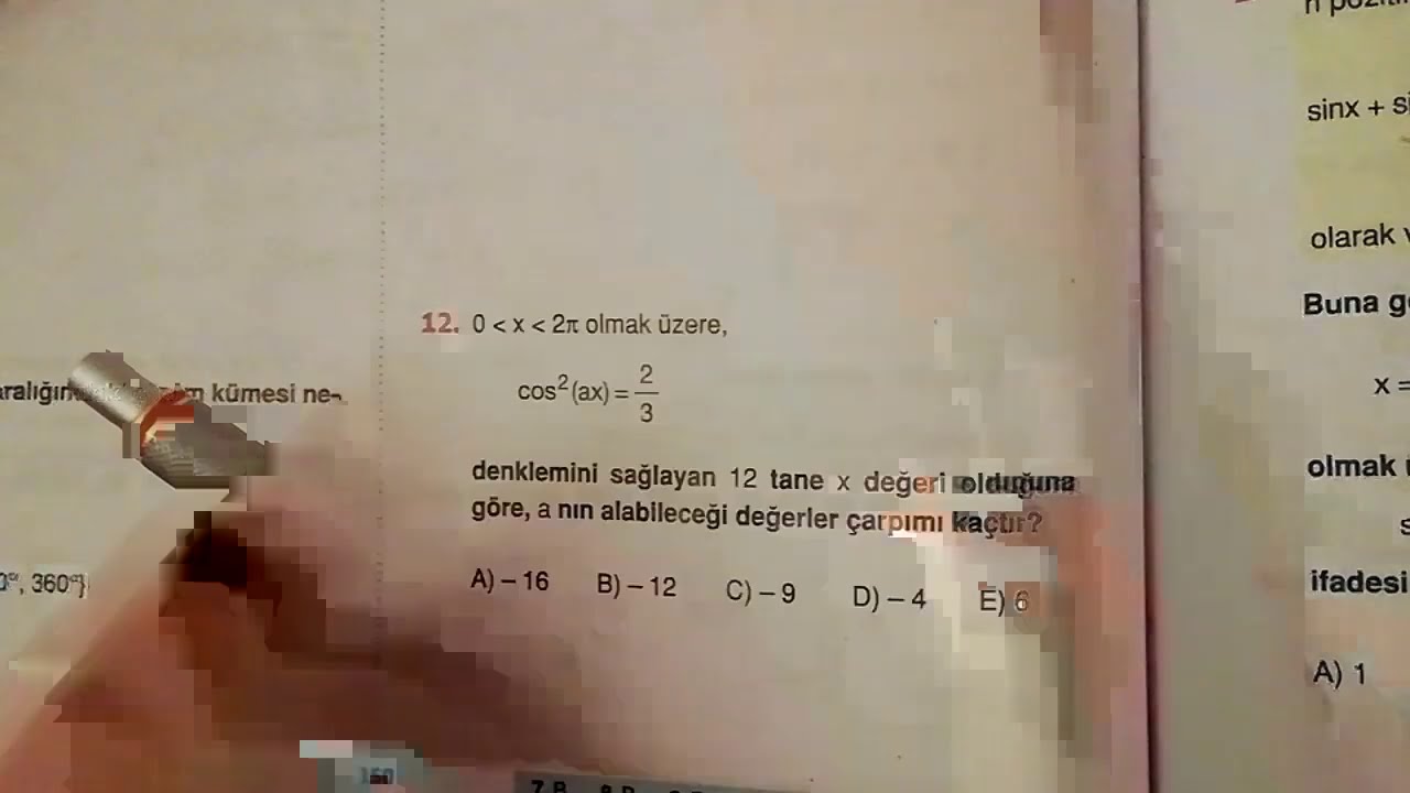 Trigonometrik Denklem Neydi?..😀 Endemik.. 3 Öğretici Soru.. 👍 Selim Elemenli Kardeşime Selamlar..