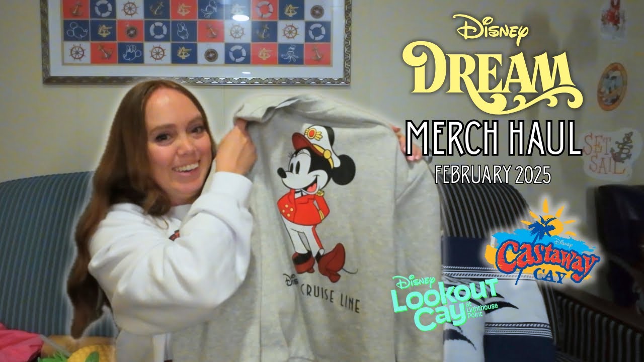 Disney Dream Merch Haul! | Disney Cruise Line | All the Ship, Castaway and Lookout Cay Merch I Got!