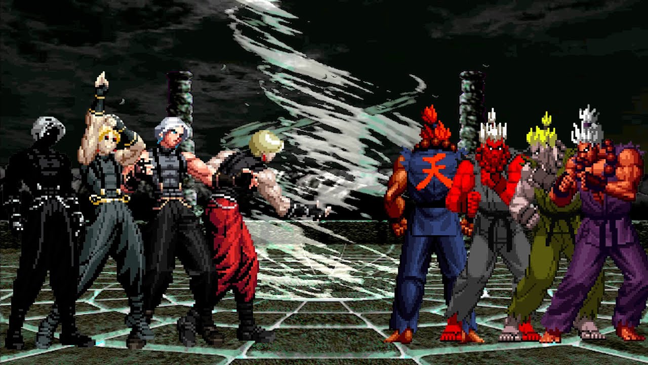 [KOF Mugen] Adel Bernstein Team vs Akuma Team