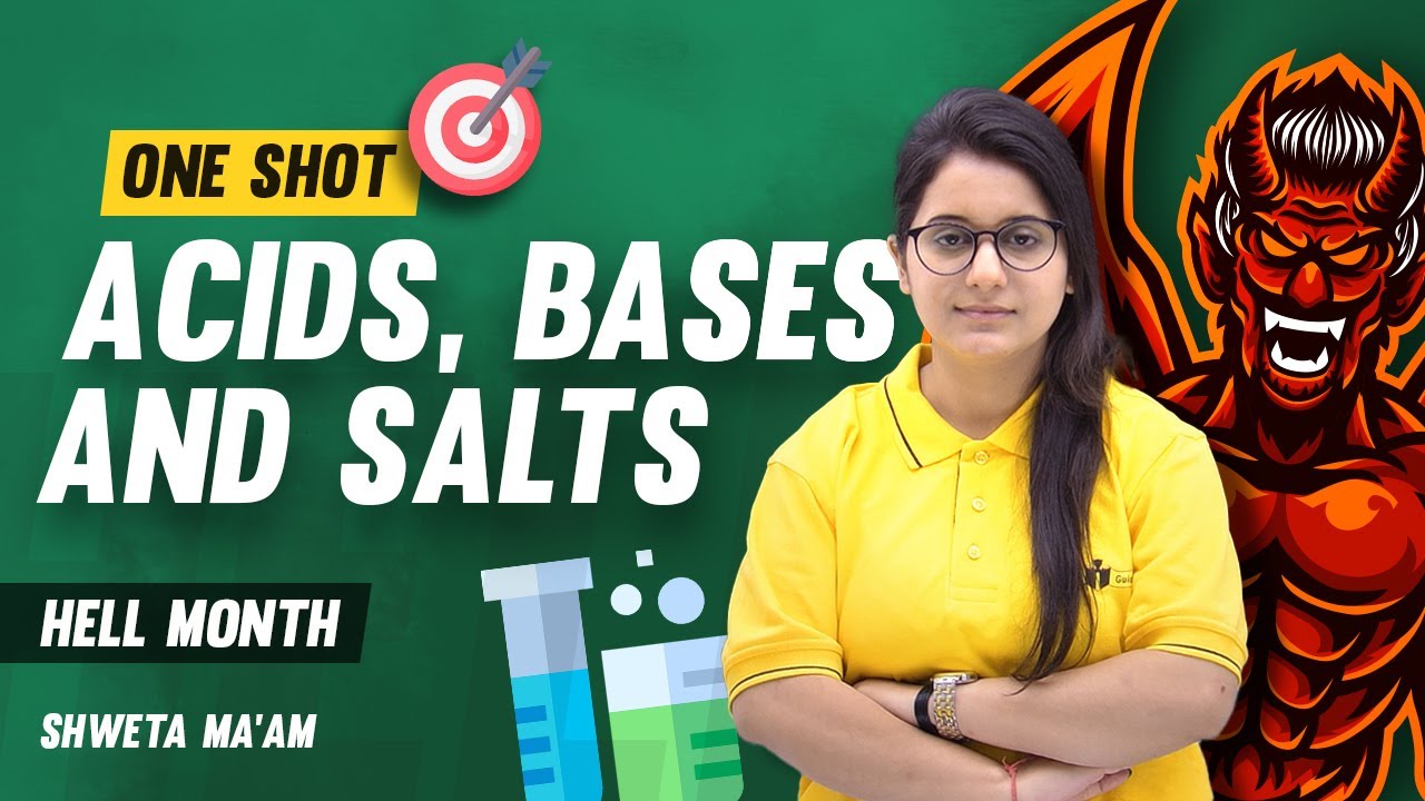 ONE SHOT ACID BASES & SALTS | SHWETA MAM | HELL MONTH | NDA 2 2023