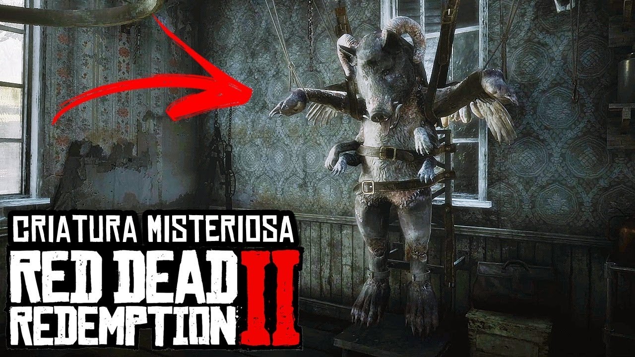 CRIATURA MISTERIOSA DESCOBERTA!! O QUE É ISSO? - RED DEAD REDEMPTION 2