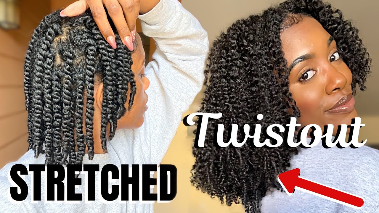 STRETCH YOUR TWISTOUT USING TWO EASY METHODS...MORE LENGTH! NO HEAT REQUIRED! - Twistout 201 Ep 4