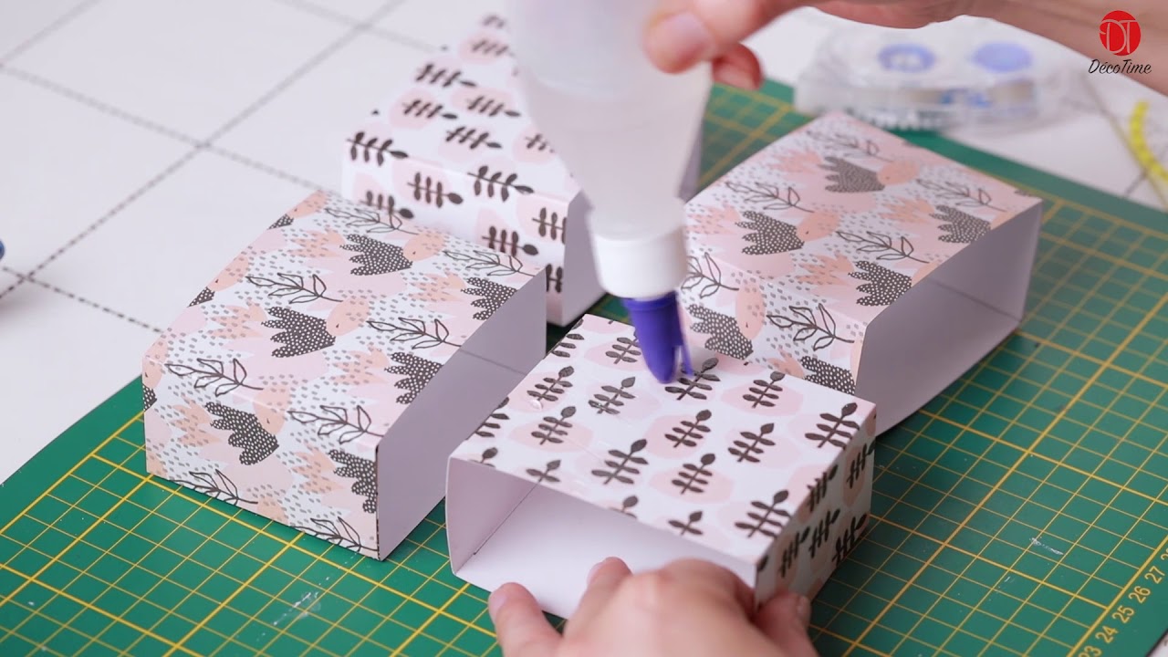 Zelf maken: opbergkastje van DécoTime papier