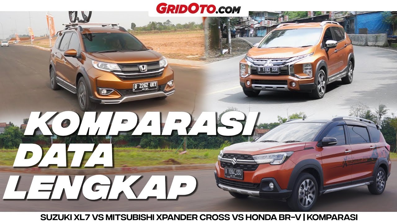 Suzuki XL7 Alpha VS Mitsubishi Xpander Cross Premium Package VS Honda BR-V Prestige | Komparasi