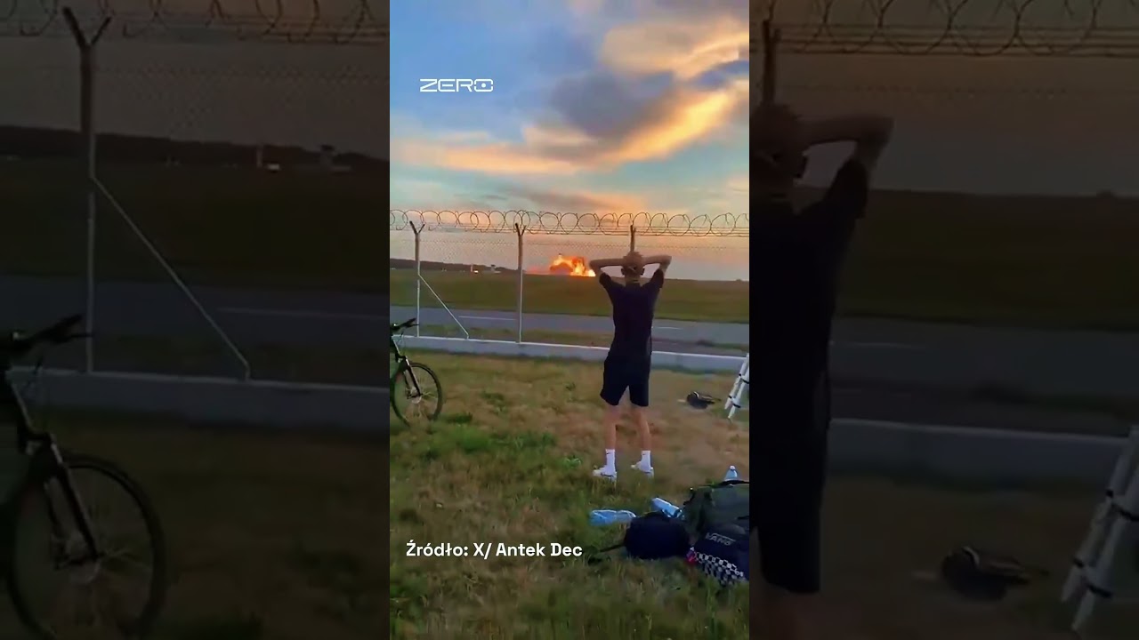 💥F-16 crash in Radom