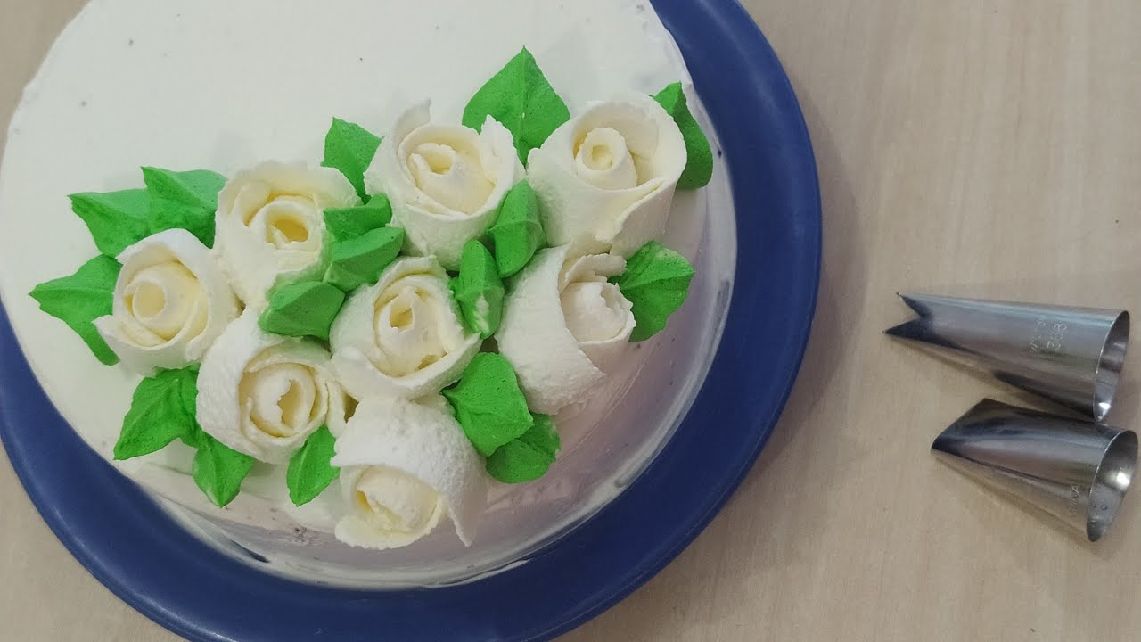 Botão de rosas e folhas, bicos e dicas