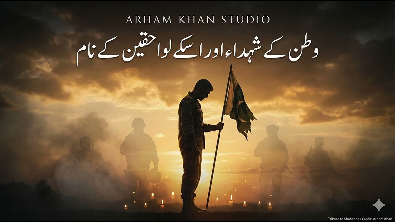 وطن کے شہداء | Tribute to Shaheeds | Emotional Urdu Ghazal | ARHAM KHAN STUDIO