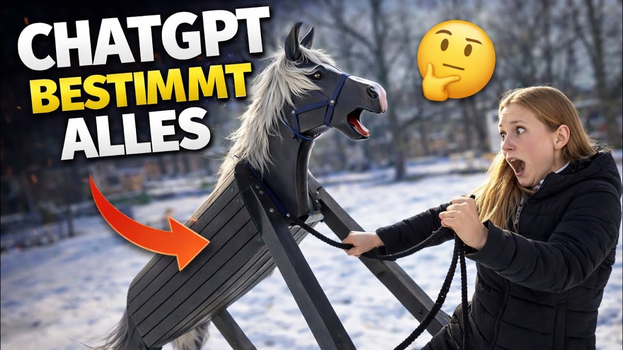 ChatGPT entscheidet ALLES über mein Holzpferd 😳🐴