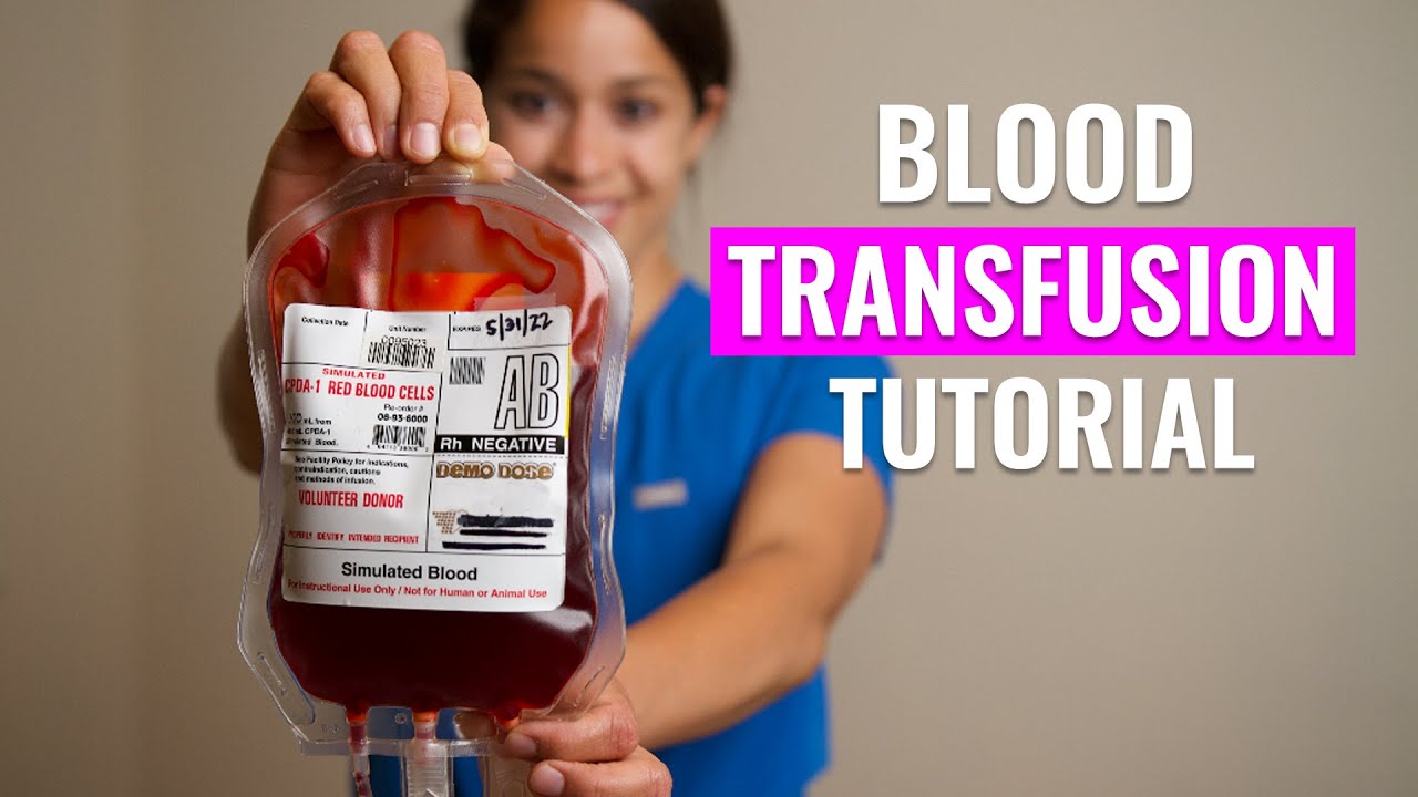 How to Verify Blood Transfusion with a 2nd RN *LIVE DEMO*