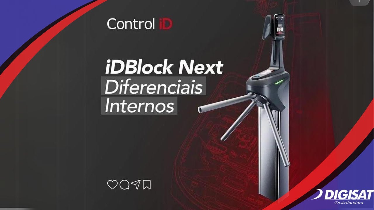 Catraca Facial iDBlock Next CONTROL ID
