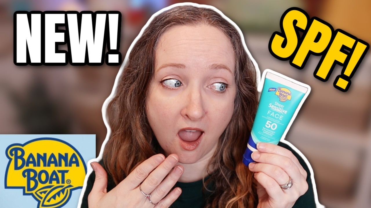 NEW BANANA BOAT Sensitive Sunscreen SPF50 | REVIEW & WEAR TEST