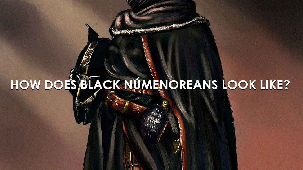Dark Númenorean: Angmar Wars - Tolkien-Inspired Character Design & Digital Coloring
