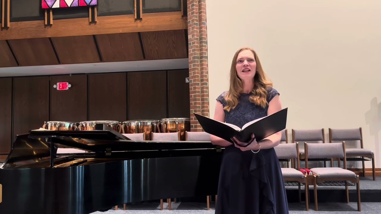 Rejoice, Greatly from Handel’s Messiah, Erin Fasone, Soprano and John Benjamin, Piano