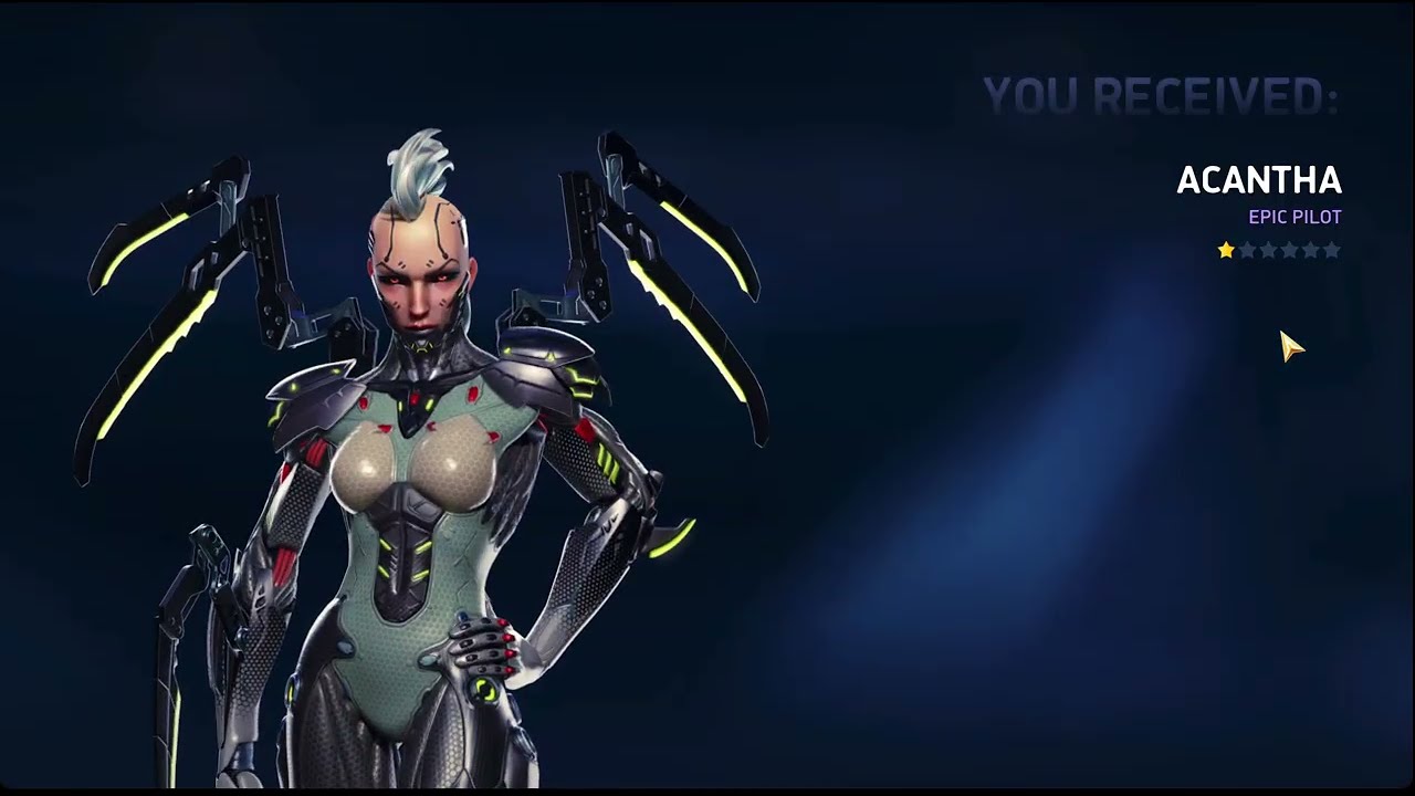Unlocking Acantha Epic Pilot in Mech Arena for Free!!