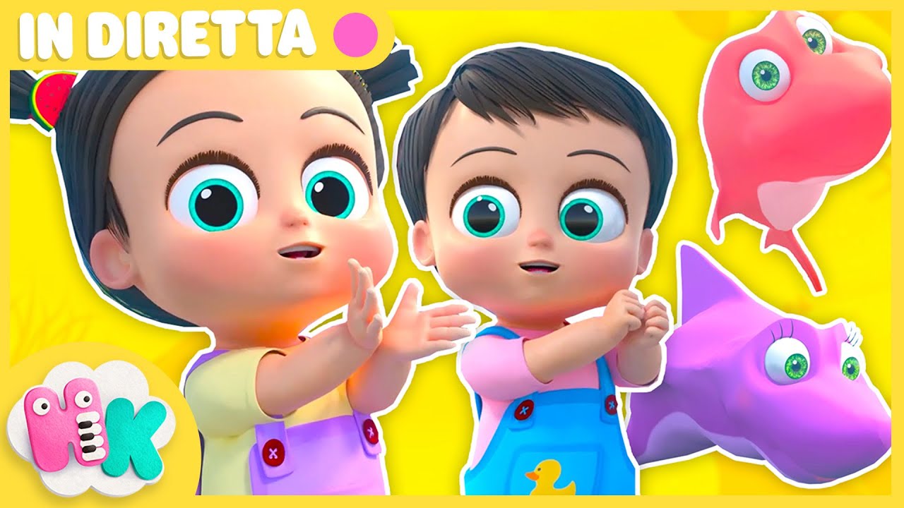 🦈 MIGLIORI Canzoni Educative per Bimbi 🎶 Baby Squalo, Canzoni sugli Animali per Bambini | HeyKids