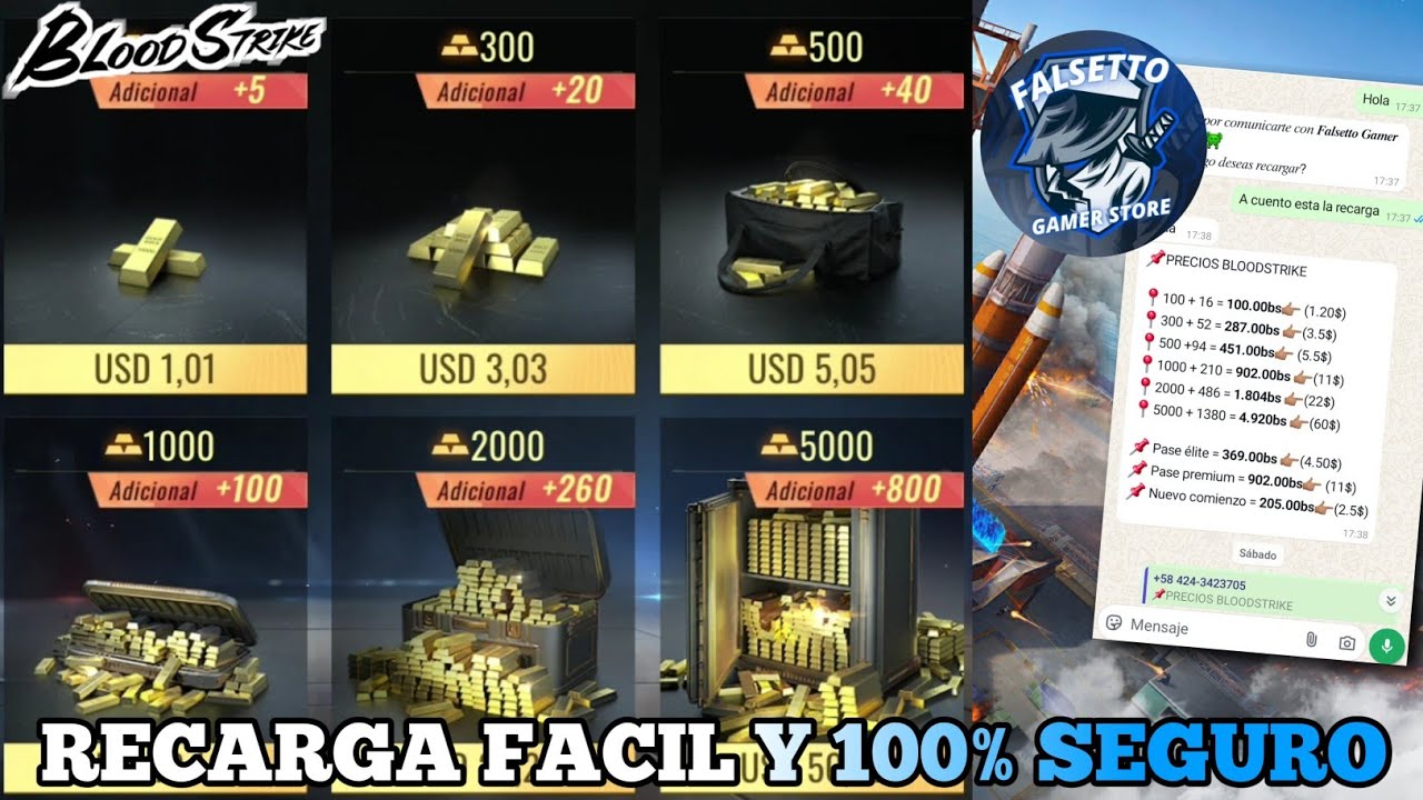 3 M&Eacute;TODOS PARA RECARGAR EN BLOOD STRIKE DE FORMA R&Aacute;PIDA Y SEGURA💰|BLOOD STRIKE
