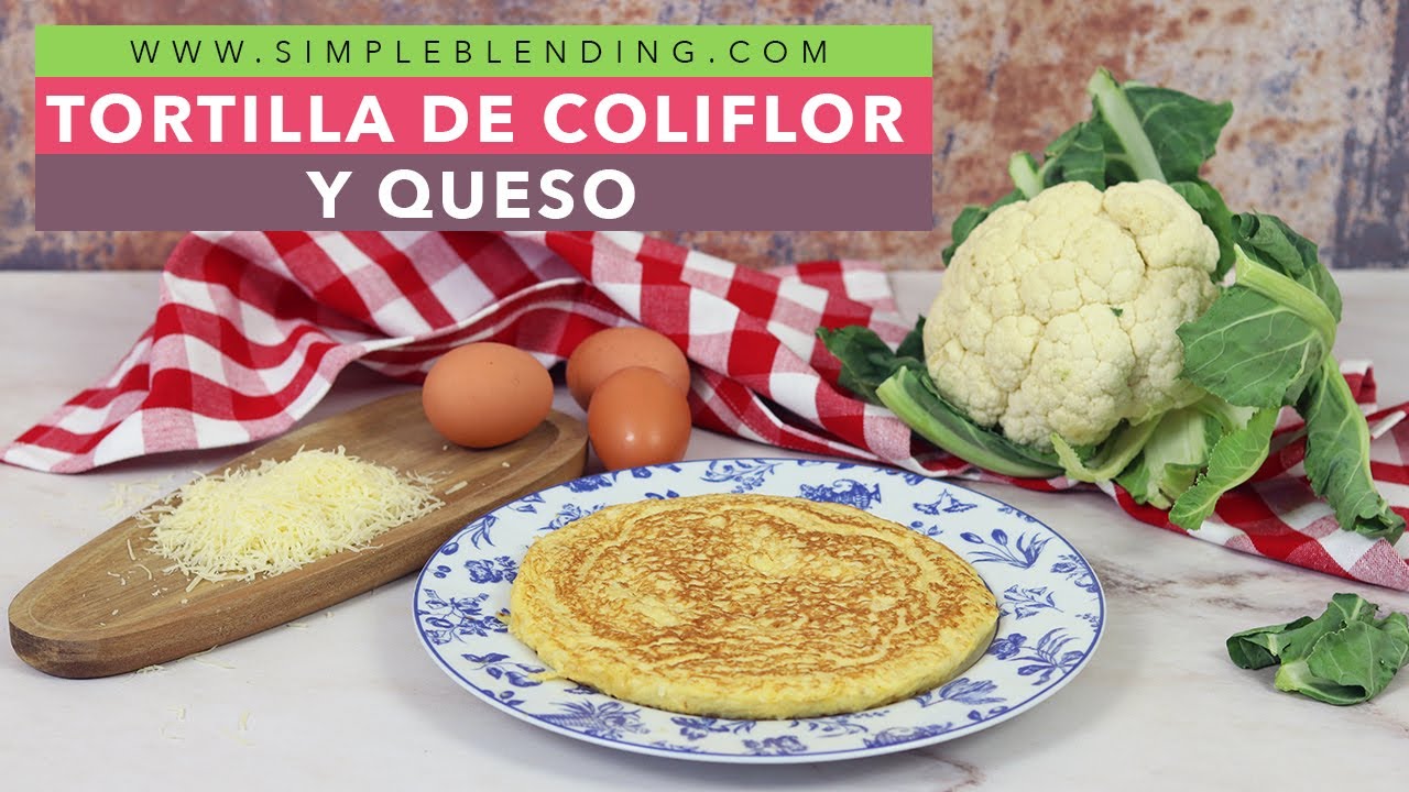 ESTA RECETA CETOGÉNICA DE COLIFLOR TE SORPRENDERÁ | Tortilla baja en carbohidratos