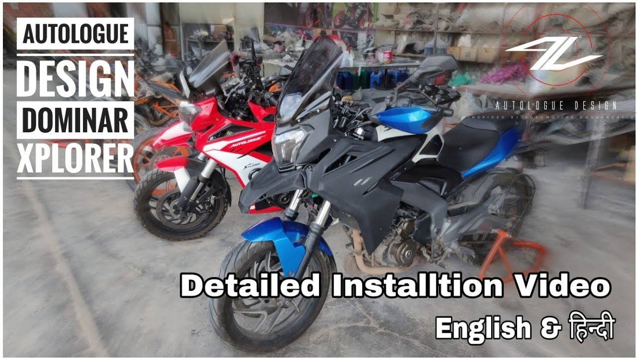 Dominar 400 Modifications | Detail DIY Install Video | Autologue Dominar Xplorer Kit  | DNA VLOGS