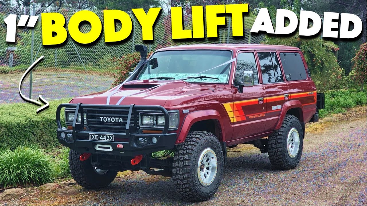 Установка лифта кузова на Toyota LC 60 серии EP26