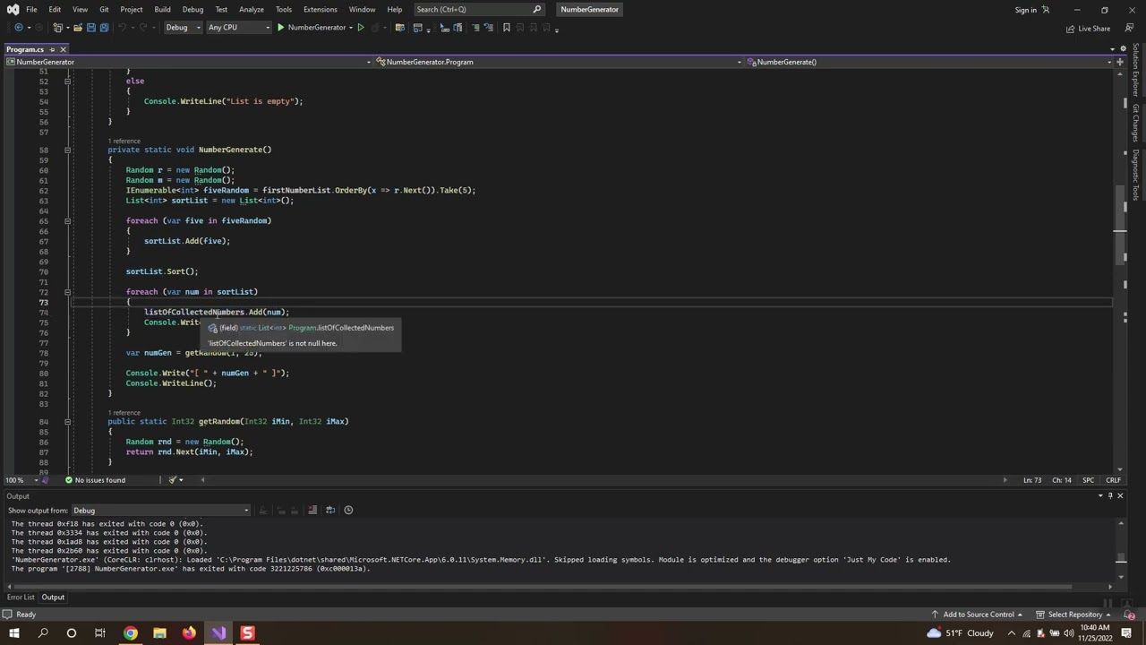 How To Make Lottery Random Number Generator in C# - Part 1