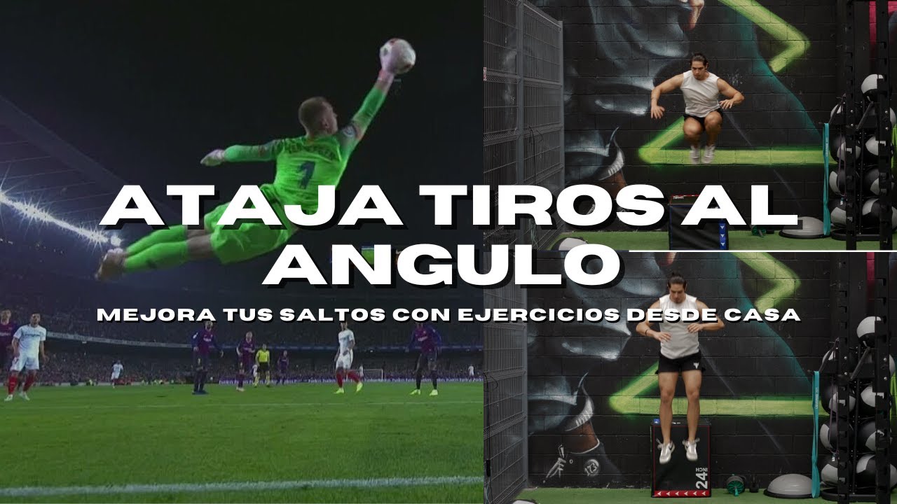 Ejercios de portero 🧤en casa 🏡 para saltar más alto y volar al ángulo ⚽️