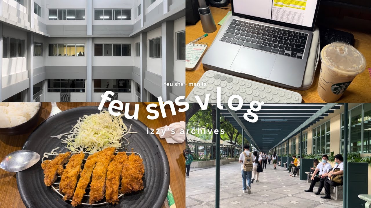 Uni Vlog | feu shs manila, quick vlog, study vlog by ​⁠@izzysarchives | Philippines 🇵🇭