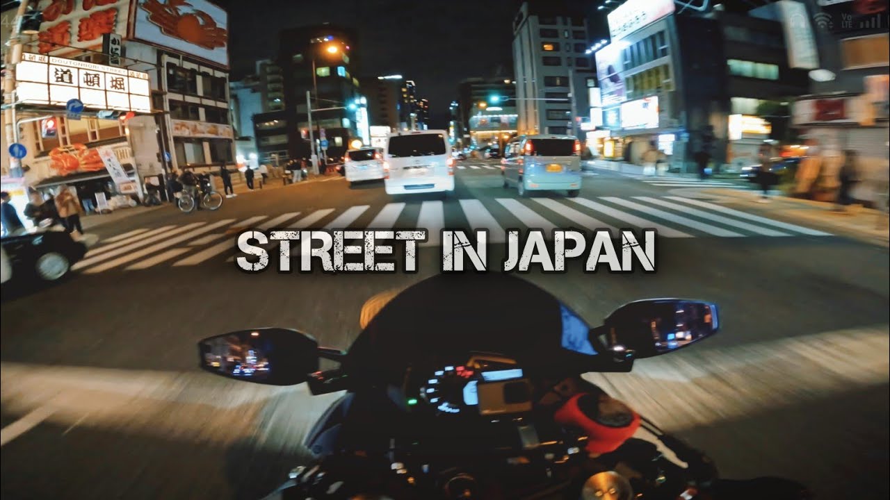 【ZX-6R】OSAKA NIGHT AKRAPOVIC SOUND　大阪ナイトツーリング