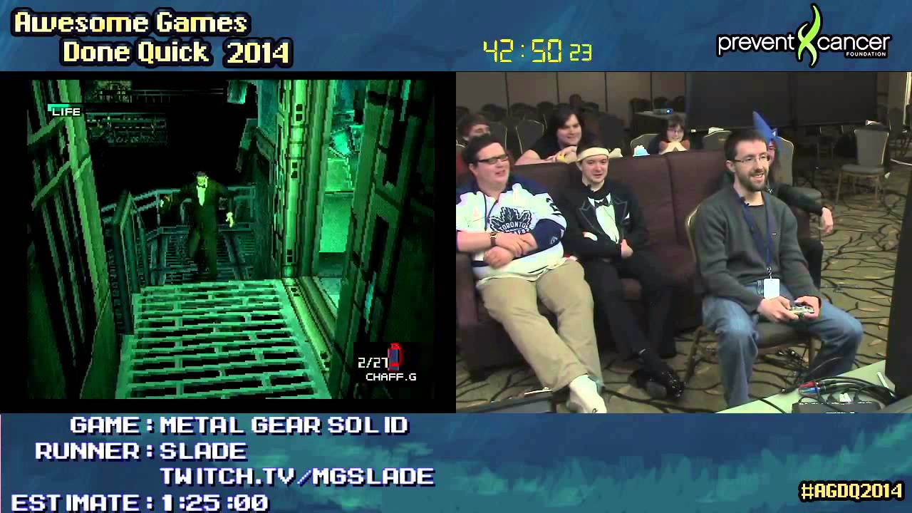 AGDQ 2014 - Metal Gear Solid - SLADE - Speedrun