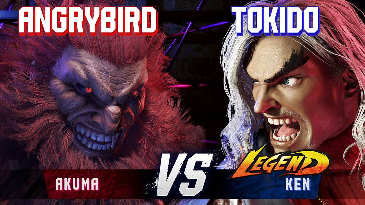 SF6 ▰ ANGRYBIRD (Akuma) vs TOKIDO (Ken) ▰ High Level Gameplay