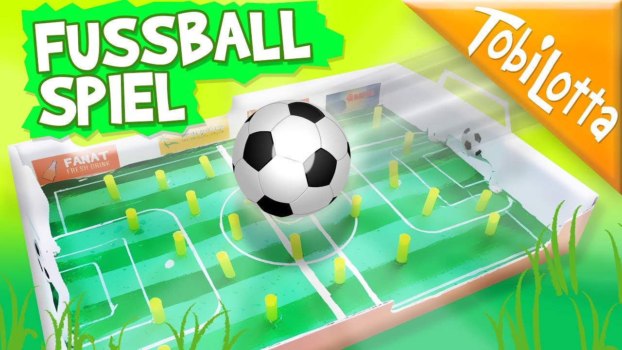 Fussball SPIEL selbermachen WM Bastelideen DIY WM 2018 Kicker Football Crafts 172