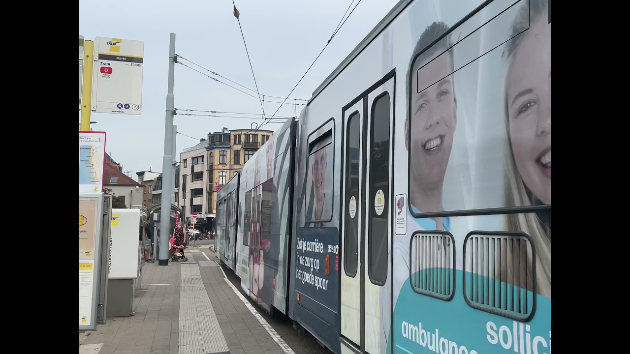 DE KUSTTRAM IN BLANKENBERGE!!