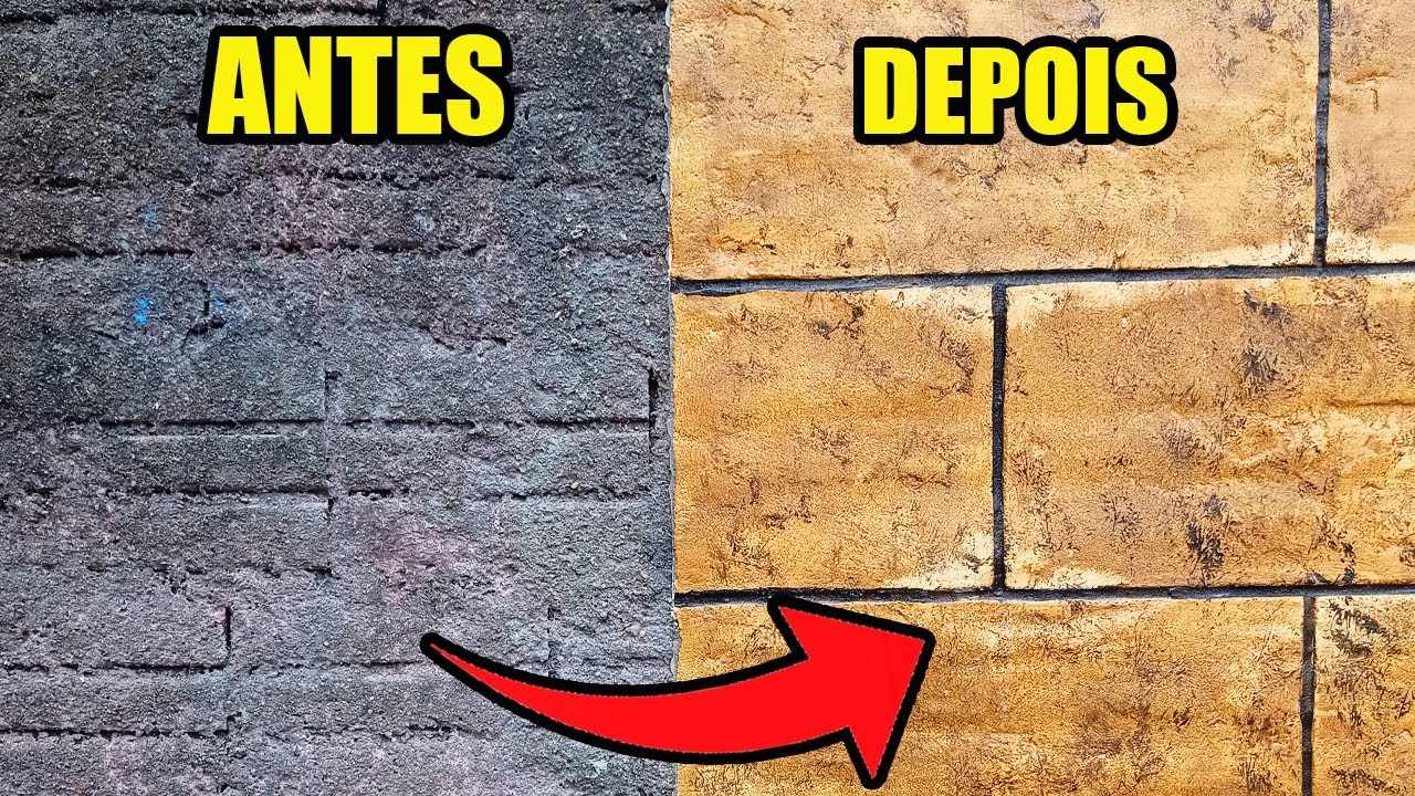 EFEITO PEDRA COM ARGAMASSA - SEU MURO DE CARA NOVA fa&ccedil;a voc&ecirc; mesmo
