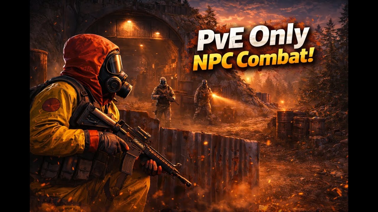 🔐 Loot, Shoot & Survive | PvE Only Rust Gameplay 🎯