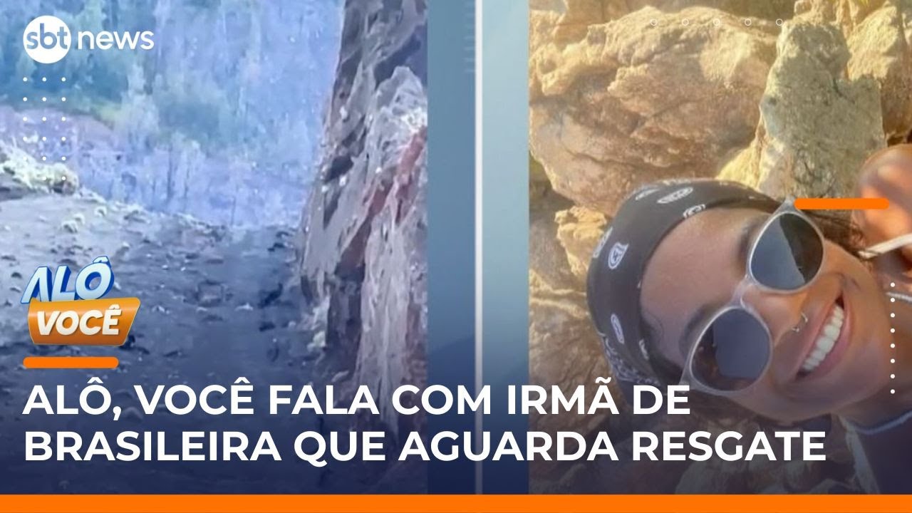 Irmã de Juliana Marins, desaparecida após cair durante trilha na Indonésia, fala ao SBT | #AlôVocê