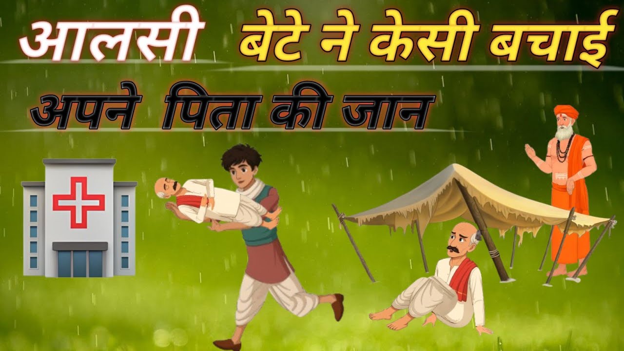 आलसी बेटे ने कैसे बचाई अपने पिता की जान |🥱👌 Aalsi bete ne kaise bachai apne pita ki jan |