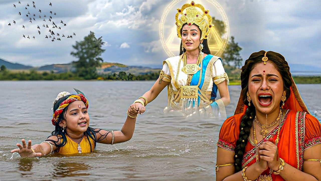 जब कोई नहीं आया बचाने… गंगा मैया ने थामा कान्हा का हाथ! | YASHOMATI MAIYYA KE NANDLAL | Krishna