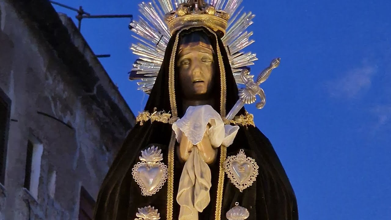 (PALERMO) - PROCESSIONE DI MARIA SS. ADDOLORATA DELLA ZISA (4K) 15/09/2024