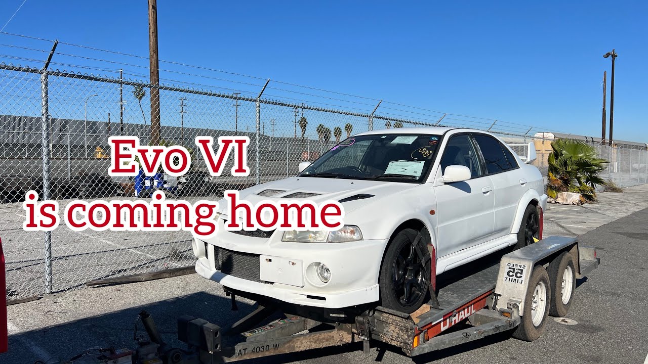 Забираю Evo 6 из порта.