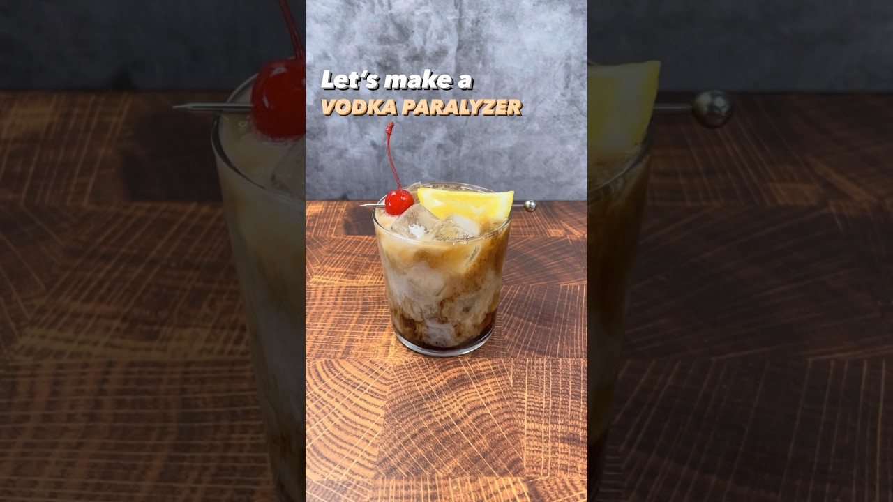 Vodka Paralyzer ☕️🍹⚡️ #cocktail #drinkrecipes